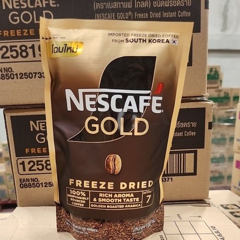NESCAFE Gold 100g เนสกาแฟโกลด์ ดอยแพ็ค 100กรัม ซองสีดำ
