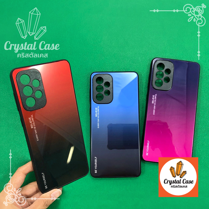 VIVO เคสกระจกไล่สี Y28s(5G) Y18(4G) V30 V30pro Y28(5G) Y28(4G) Y18(5G) V29 Y100 Y03 Y21T/Y33T Y21/Y3