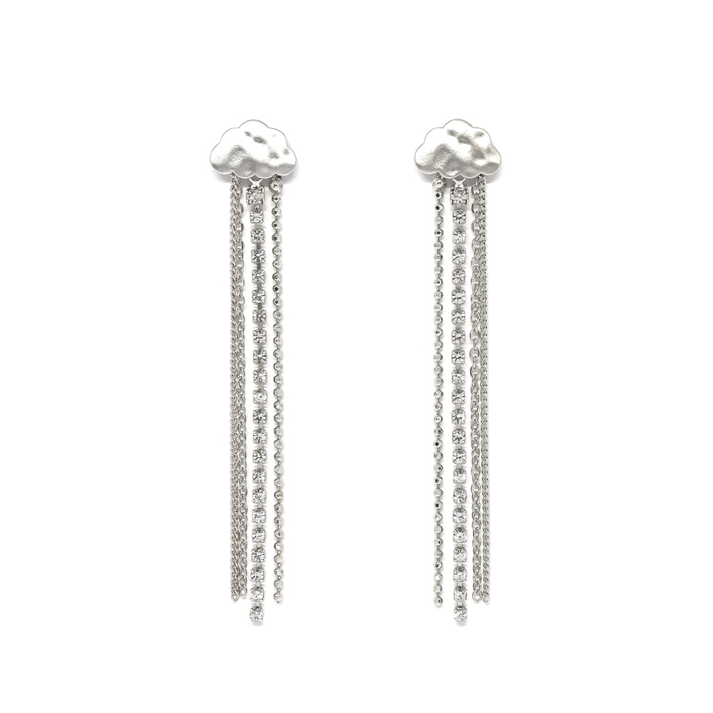 Fyne Fories Rainy Season Earrings ♡ ต่างหูเมฆและสายฝน ♡ fynefories