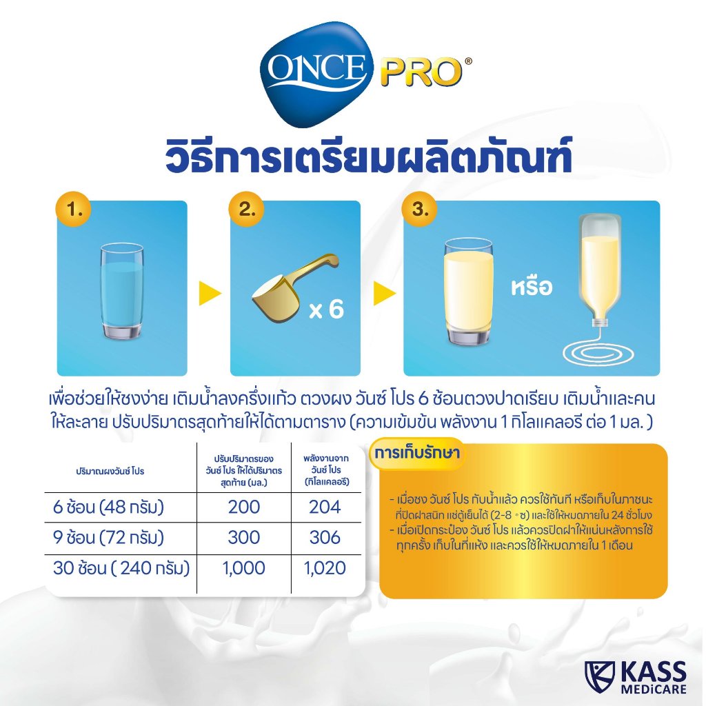 &อาหารเสริมทางการแพทย์ Otsuka Once Pro 850g. วันซ์ โปร 850 กรัม ราคา ถูกที่สุด ดีลบีเคเค แกลเลอรีภาพที่ 3