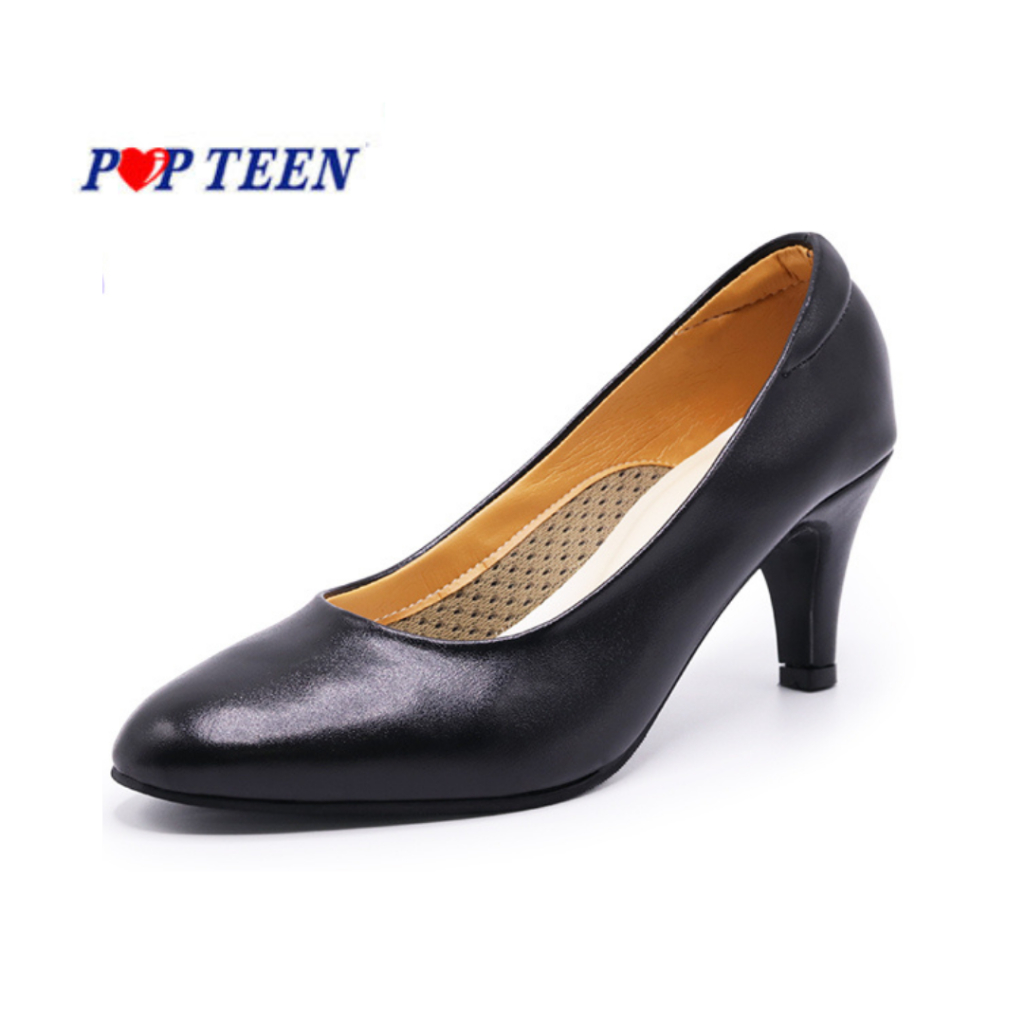 Popteen รองเท้าคัทชูผู้หญิง ส้นสูงแบบหุ้มส้น รุ่น PT-2712 (ไซส์35-42) (XEIA)