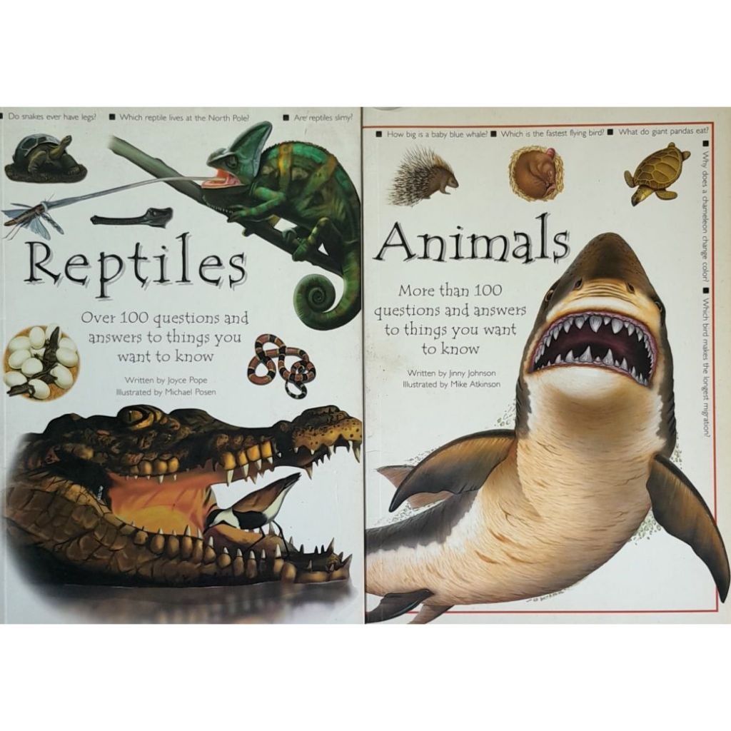ks5-6 Reptiles and Animals หนังสือมือสอง ปกอ่อน
