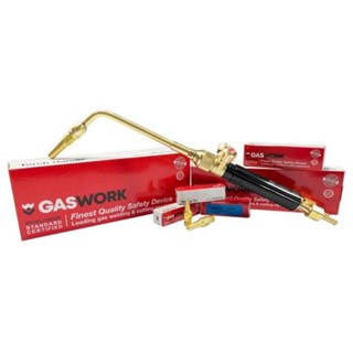 หัวเชื่อมแก๊ส GASWORK 19-6N (LPG) 1390N แก๊ส LPG พร้อมก้านนม…