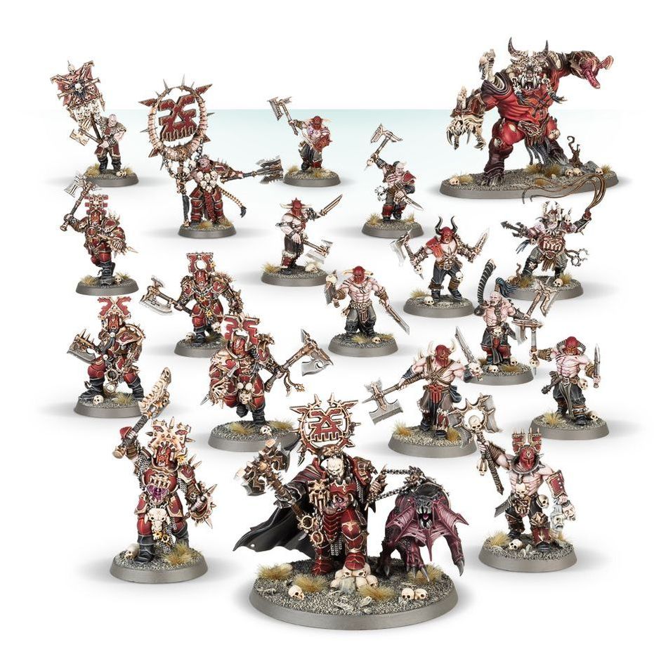 Warhammer AOS : Blades of Khorne : Khorne Bloodbound Goreblade Warband