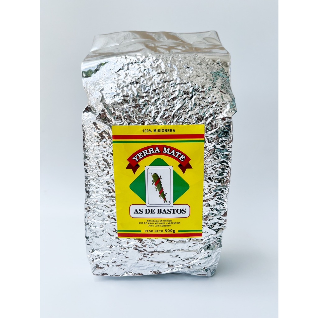 Yerba Mate AS DE BASTOS 1 Kg. ชาเยอบา มาเต ไร้ก้าน นำเข้าจากอาร์เจนติน่า 500g. , 1 Kg.