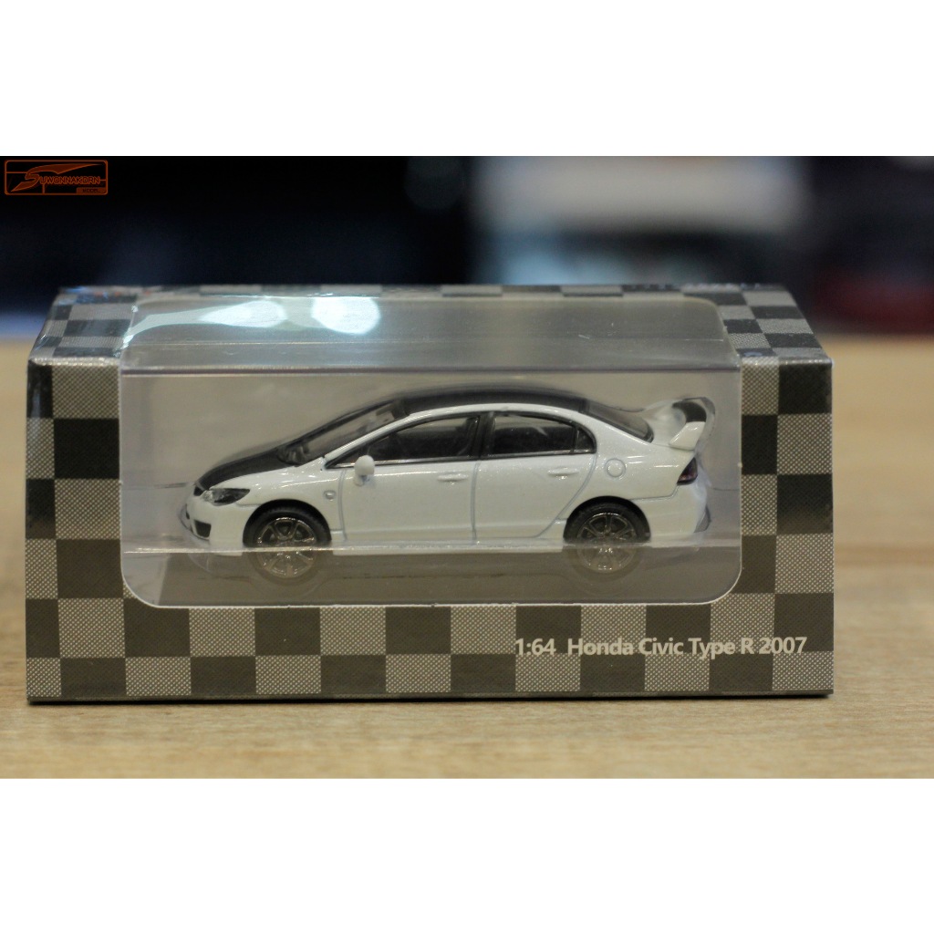 DieCastTeam 1/64 Honda Civic FD2 Type-R White/Black