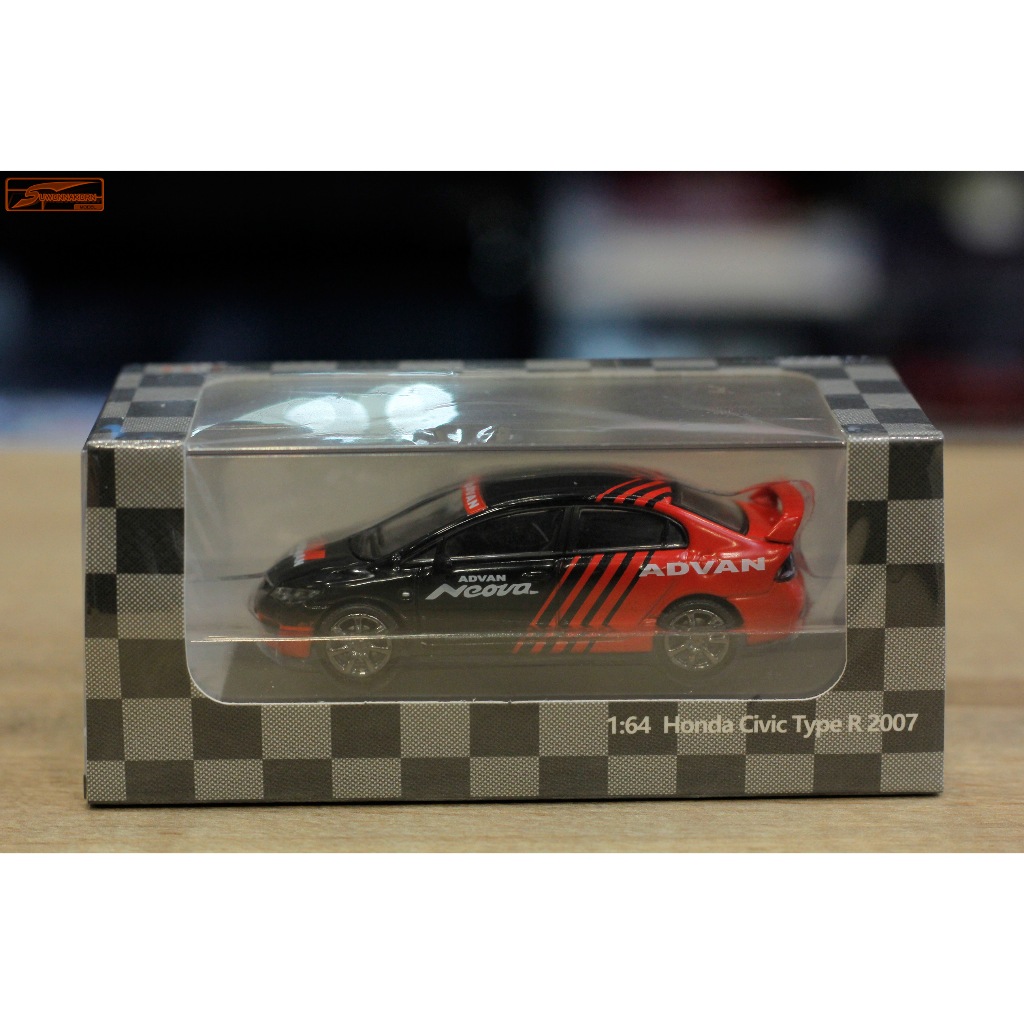 DieCastTeam 1/64 Honda Civic FD2 Type-R ADVAN