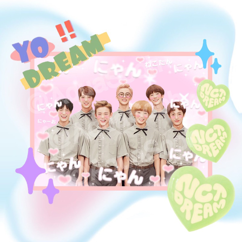 สติ๊กเกอร์ [NCT DREAM] 4.5x6cm. แปะพัสดุ ของแถม กอว.