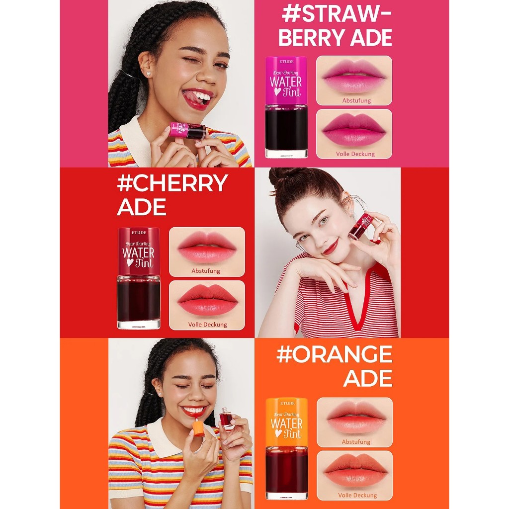 ลิปทินท์เนื้อน้ำ Etude House Dear Darling water tint. 9 g กลิ่นผลไม้ - รูปที่ 2