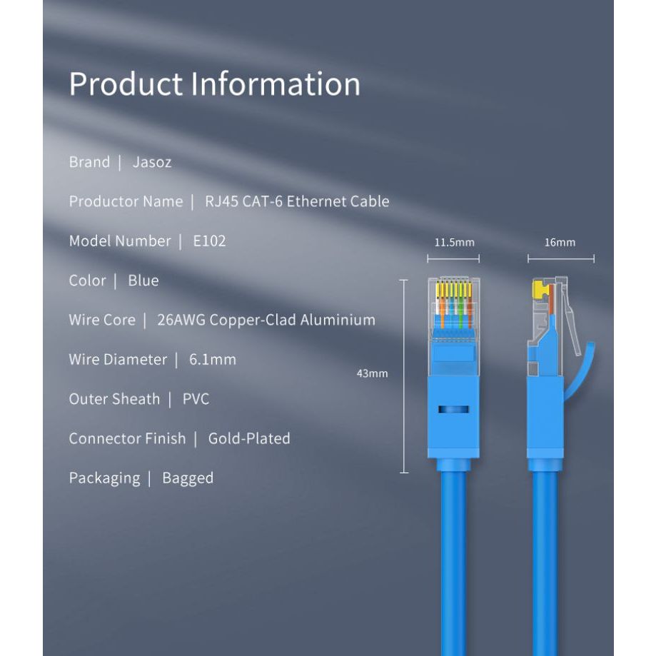 Seamwi สายแลน CAT6 สาย LAN Ethernet Cable Gigabit RJ45 รองรับ 1000Mbps ความยาว 0.5m-10m ราคา ถูกที่สุด ดีลบีเคเค แกลเลอรีภาพที่ 8