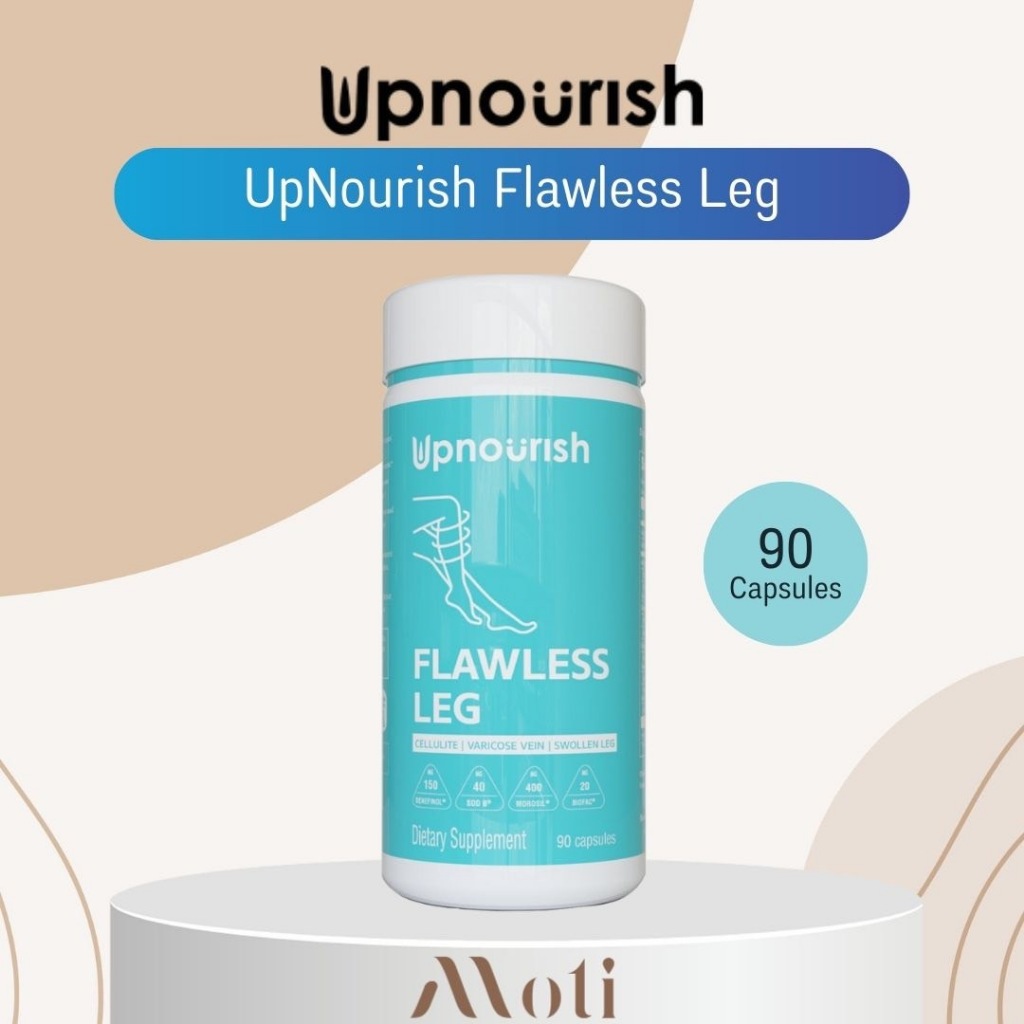 พร้อมส่ง!! UpNourish Flawless Leg Anti Cellulite 90 cap