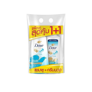 [แพ็คคู่สุดคุ้ม] Dove โดฟ ไมเซลา+วิตามิน แชมพู 380 มล.+คอนดิชันเนอร์ 380 มล.