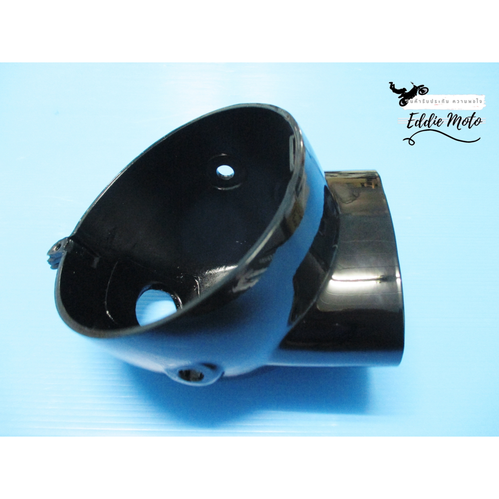"BLACK" HEADLIGHT CASE Fit For HONDA CF50 CF50 CS90 S90 ST70 MD90 // หน้ากากไฟหน้า "สีดำ"