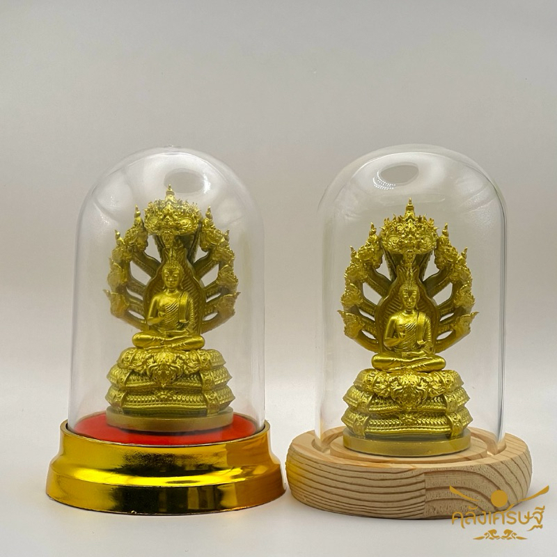 พระนาคปรก ‘พญามุจรินทร์นาคราช‘ สูง 3 นิ้ว หน้าตัก 1 นิ้ว รุ่นคุ้มภัยทั้งปวง ป้องกันสิ่งชั่วร้าย เนื้อเรซิ่น