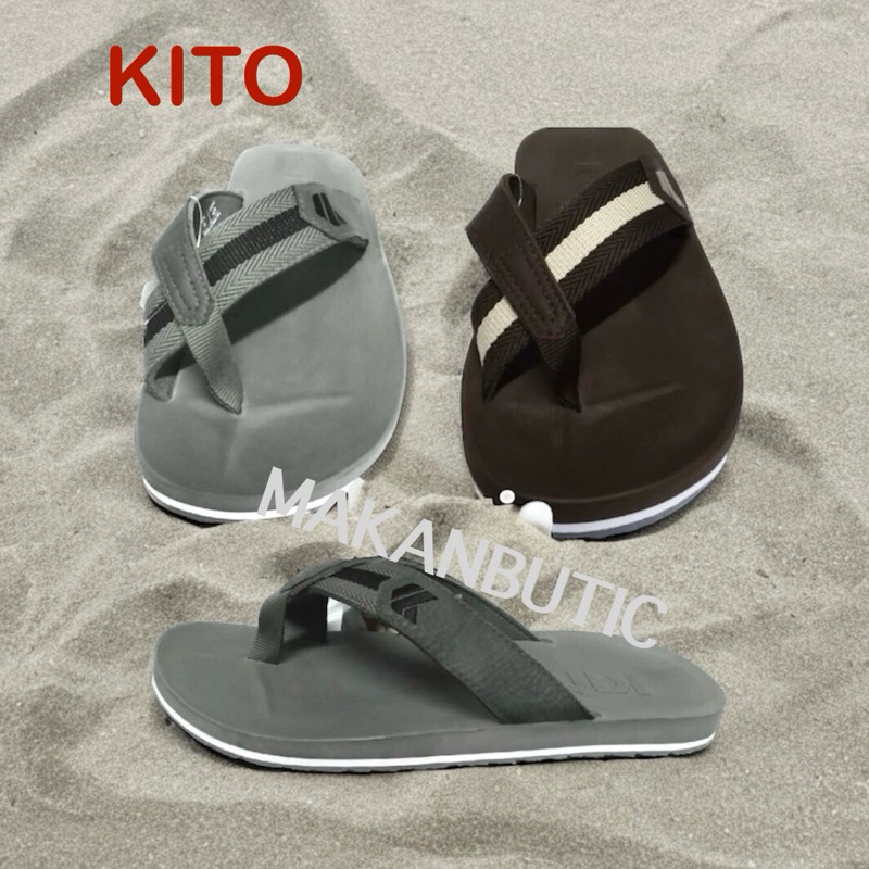 รองเท้าแตะหูหนีบไขว้โป้ง กีโต้ Kito รุ่น AA47