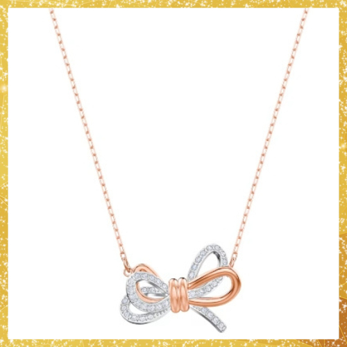 สร้อยคอโซ่ จี้โบ LIFELONG เครื่องประดับแฟชั่น สําหรับผู้หญิง  ของขวัญสำหรับคนพิเศษ พร้อมส่ง