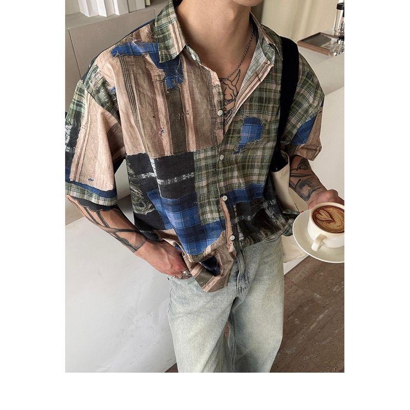 [พร้อมส่ง] Spenzer.street |เสื้อ Scott vintage shirt โอเวอร์ไซส์ เสื้อผ้าสตรีท เนื้อผ้าดี ทันกระแส unisex 2024 ขายดี