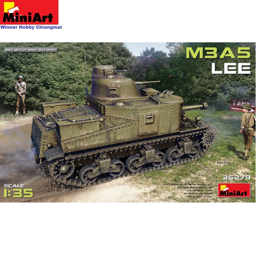 โมเดลรถถัง MiniArt 35279 M3A5 LEE 1/35