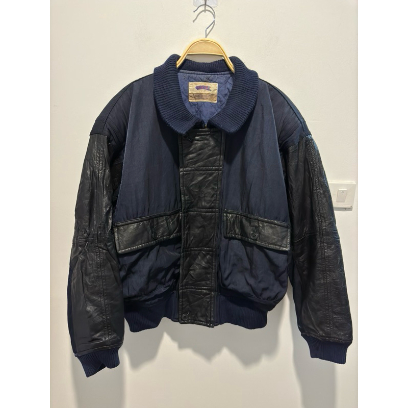 GRIP Leather Bomber Jacket Made in Japan 🇯🇵