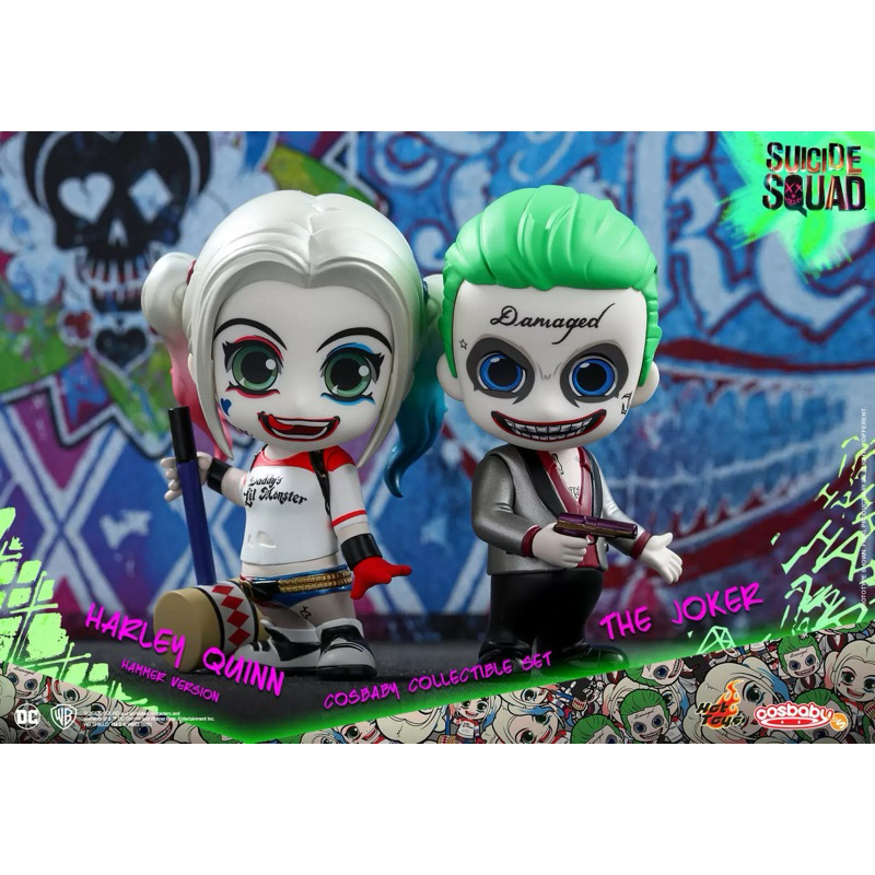 ของแท้💯 Hot Toys Cosbaby Joker & Harley Quinn (Hammer Version) สินค้าพร้อมจัดส่ง