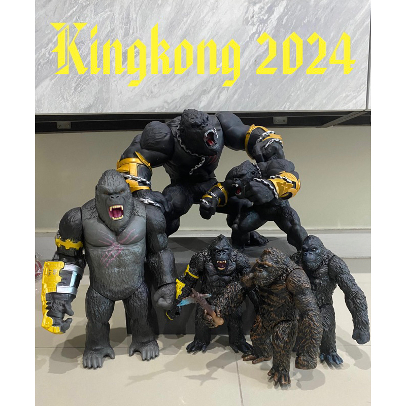 คิงคอง King Kong ภาคใหม่ล่าสุด💥พร้อมส่งจากไทย💥งานสวย ขยับแขนขาและลำตัวได้ ถ่ายรูปจากสินค้าจริง