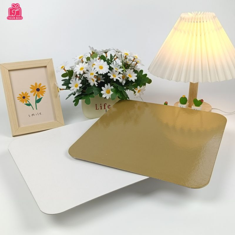 ฐานรองเค้ก 3 ปอนด์ หนา 900 แกรม (10ใบ/แพ็ค) - รูปที่ 3