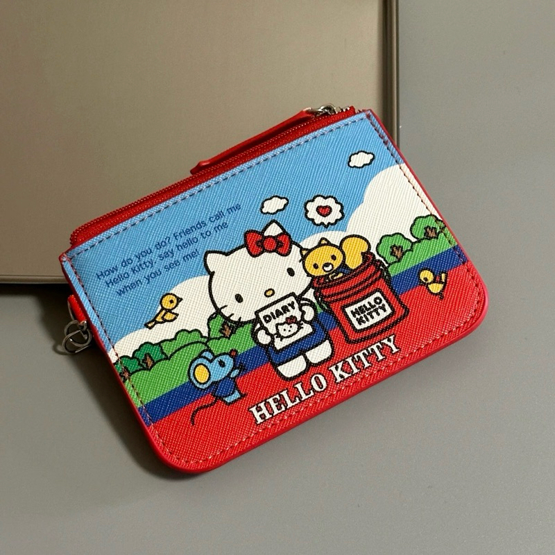 ❤️ กระเป๋าใส่บัตร Hello Kitty คิตตี้ น่ารัก ที่ใส่บัตร พวงกุญแจ กระเป๋าตังค์ พวงกุญแจห้อยกระเป๋า 04036