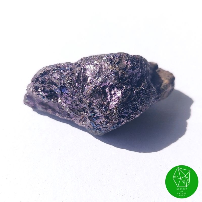 แร่บอร์ไนต์ดิบธรรมชาติ (Bornite With Chalcopyrite) ภาพจากสินค้าจริง พร้อมส่ง!!