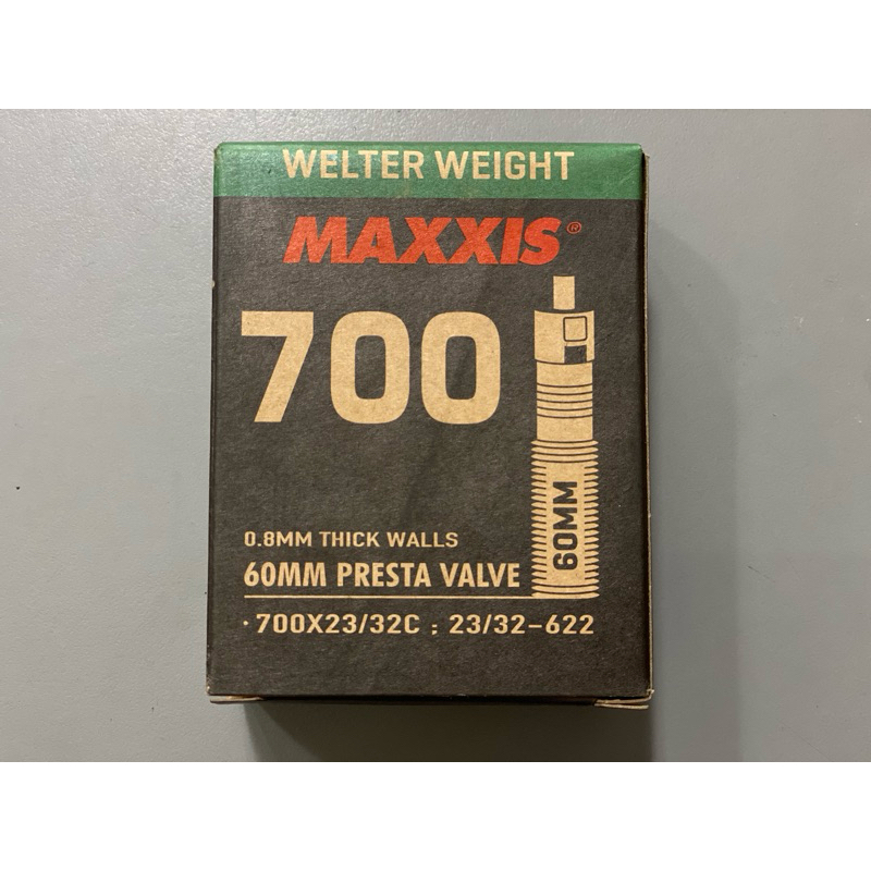 ยางในMaxxis 700x23/32c จุ๊บ 60 mm. สำหรับรถเสือหมอบ และซิตี้ไบค์