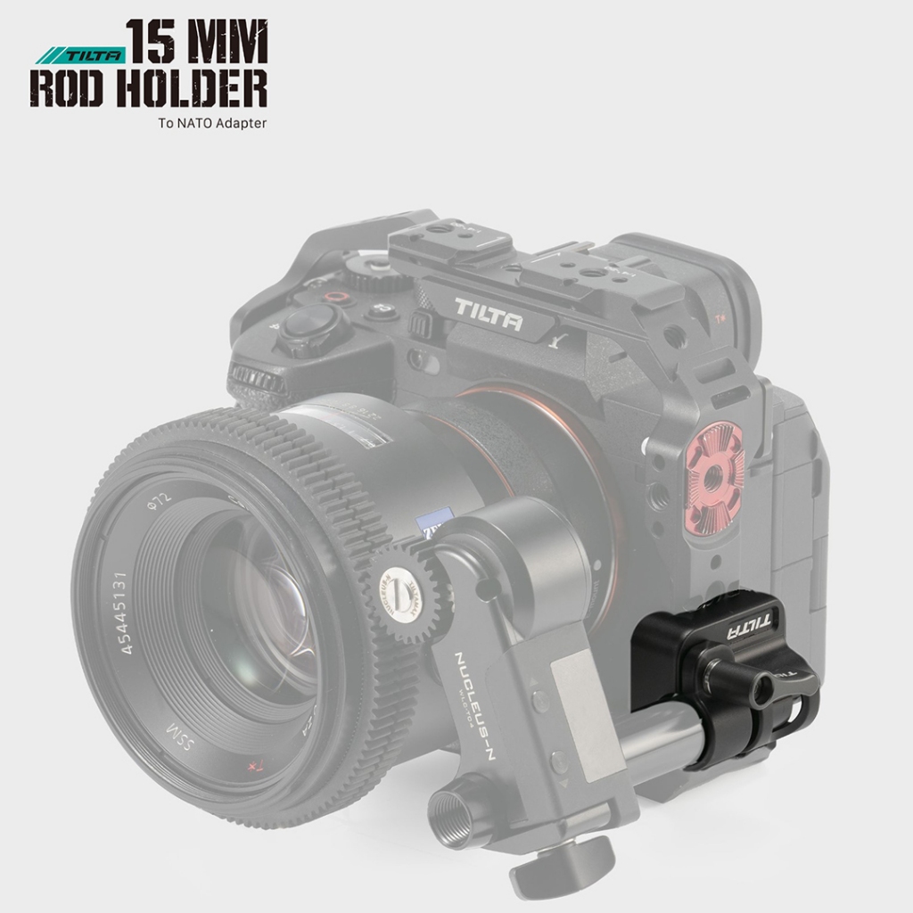 TILTA 15mm Rod Holder to NATO Adapter
