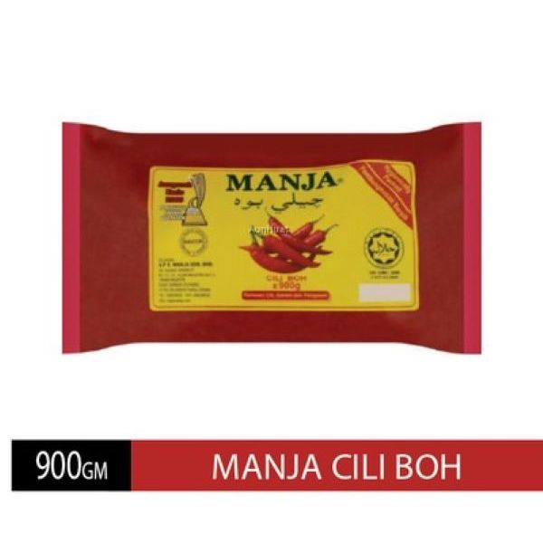 น้ำพริกแกงอเนกประสงค์ manja cili boh 900g HALAL Product of malalaysia HALAL พร้อมส่ง