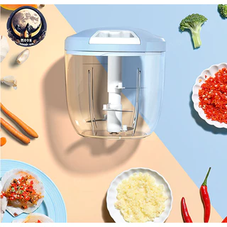 เครื่องสับกระเทียม เครื่องปั่นพริก ครื่องสับกระเทียม 500ML/170ML ปั่นหมู เครื่องบดเนื้อ เครื่องปั่นอาหาร ที่สับกระเทียม