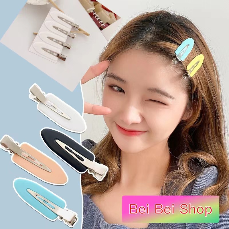 ร้านไทย ส่งของไว กิ๊บหนีบผมและแต่งหน้าแบบไร้รอยต่อกิ๊บหลกิ๊บติดผมเกาหลีทำผมสไตล์เกาหลีกิ๊ฟติดผมแฟชั่ีน（4ชิ้น）