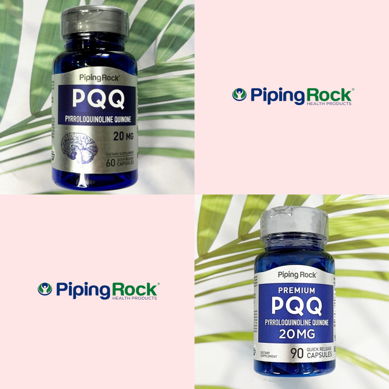 พีคิวคิว PQQ Pyrroloquinoline Quinone 20 mg (Piping Rock®)
