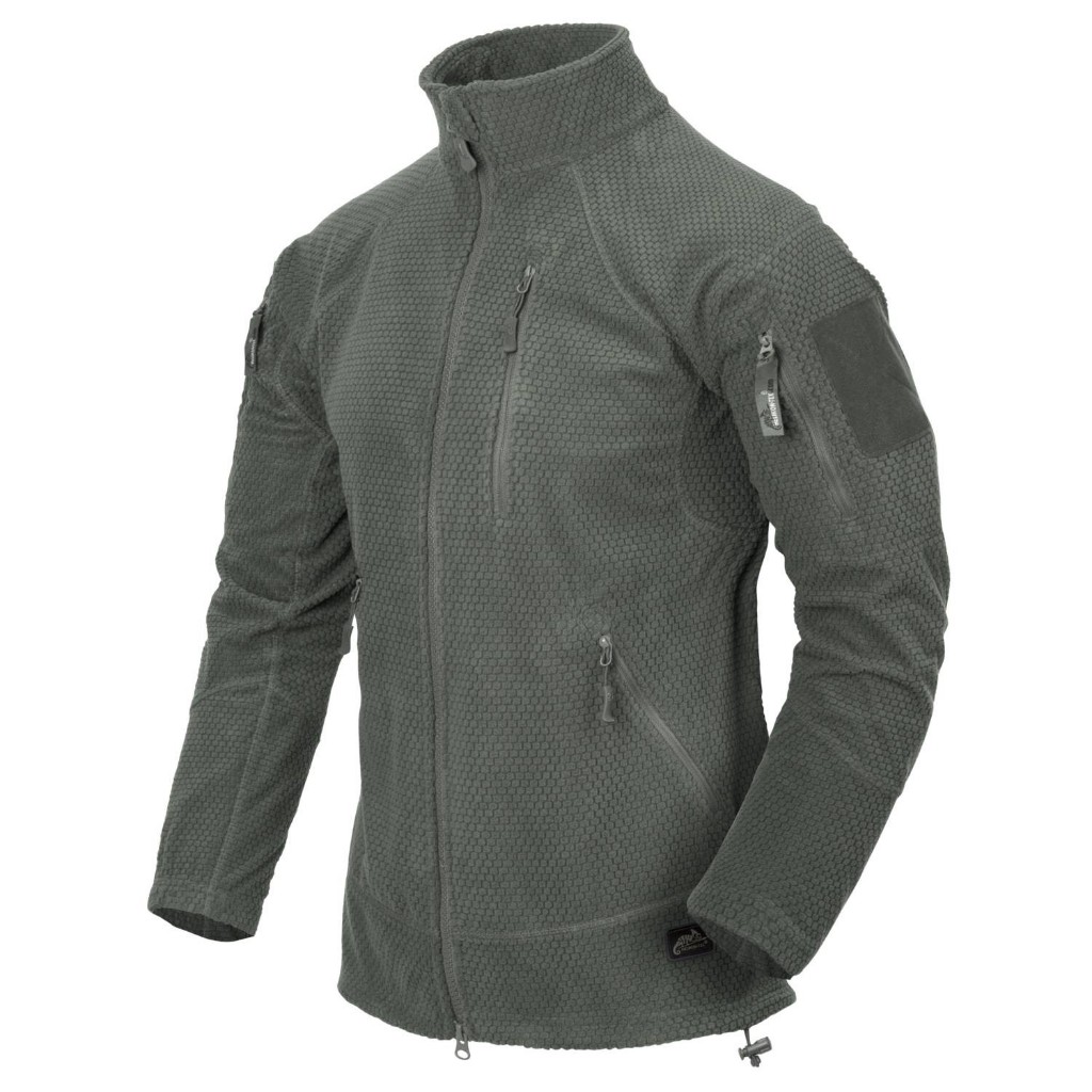 เสื้อแจ็คเก็ต HELIKON-TEX - ALPHA TACTICAL JACKET - GRID FLEECE