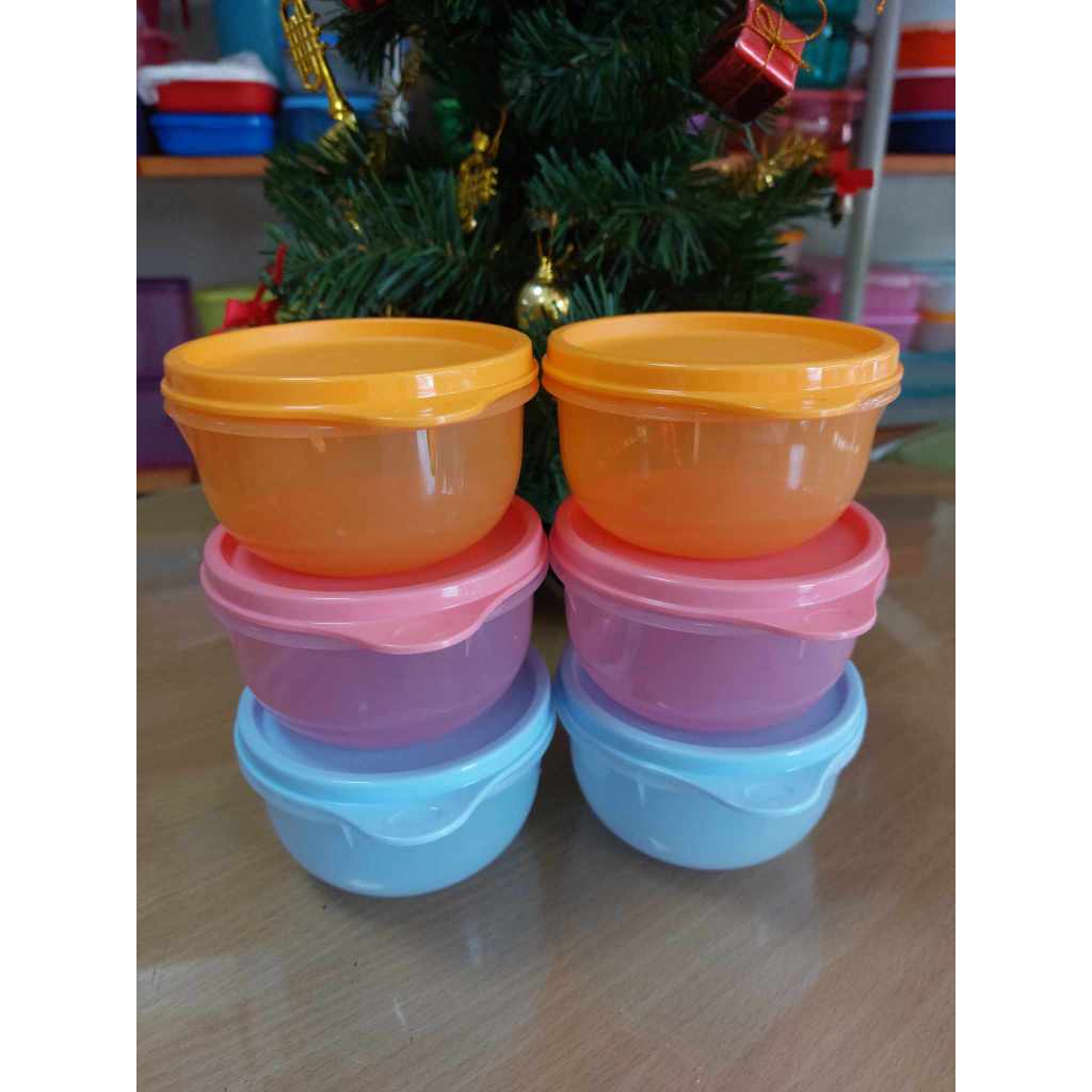 Tupperware ถ้วยคู่ขวัญ ความจุ 250มล. (1ใบ) ถ้วยใส่น้ำพริกน้ำจิ้ม ฝาปิดแน่น ไม่หกซึม