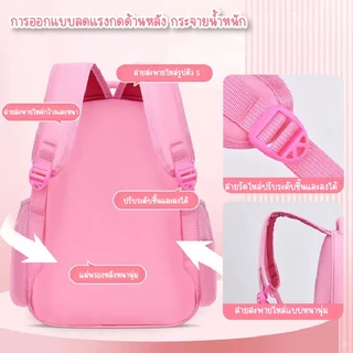 กระเป๋าเป้สะพายหลังการ์ตูน กระเป๋านักเรียนอนุบาลและประถม มีรูปแบบให้เลือกหลากหลาย สินค้าพร้อมส่งทุกสี