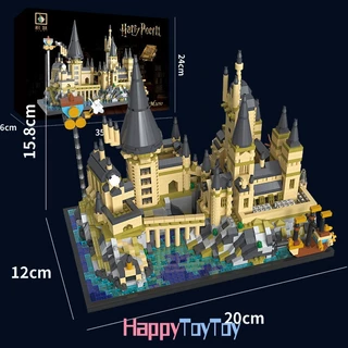 ปราสาทฮอกวอตส์แฮร์รี่พอตเตอร์ ชุดตัวต่อ ของขวัญประกอบ ของเล่นสำหรับเด็กชาย