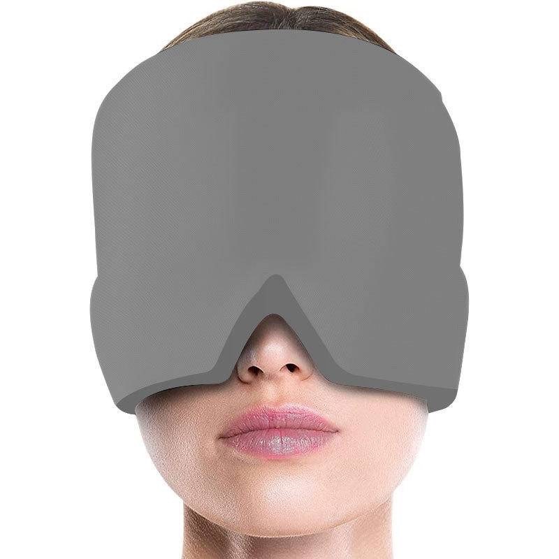 หมวกน้ําแข็ง บรรเทาอาการปวดหัว และไมเกรน พร้อมลูกปัดเจล สําหรับบําบัดด้วยความร้อน และเย็น L177 - รูปที่ 4