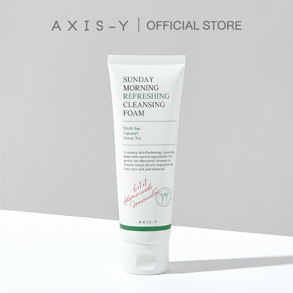 AXIS-Y Sunday Morning Refreshing Cleansing Foam ซันเดย์ มอร์นิ่ง รีเฟรชชิ่ง คลีนซิ่ง โฟม