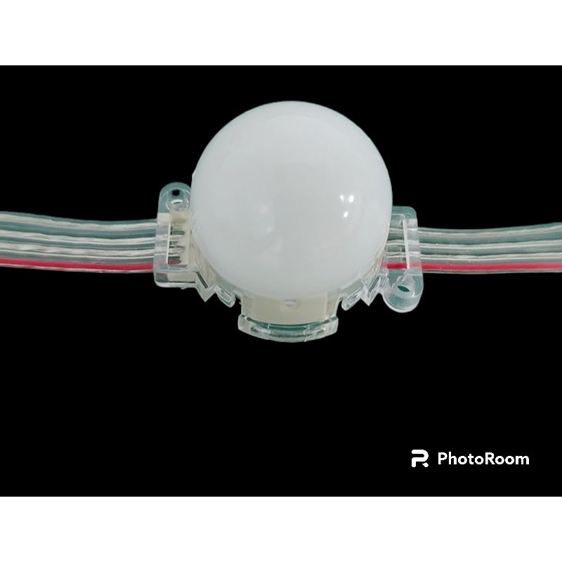 LED ไฟปิงปอง  ครึ่งวงกลม   12 v  1 พวง 30 ชิ้น เช็ดไฟให้ทุกพวงก่อนจัดสินค้า (กล่องคอนโทรลซื้อแยกต่างหาก)