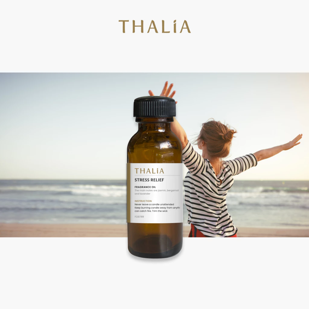 หัวน้ำหอม Fragrance oil กลิ่น STRESS RELIEF (กลิ่นช่วยคลายเครียด) กลิ่นสปา อโรม่า