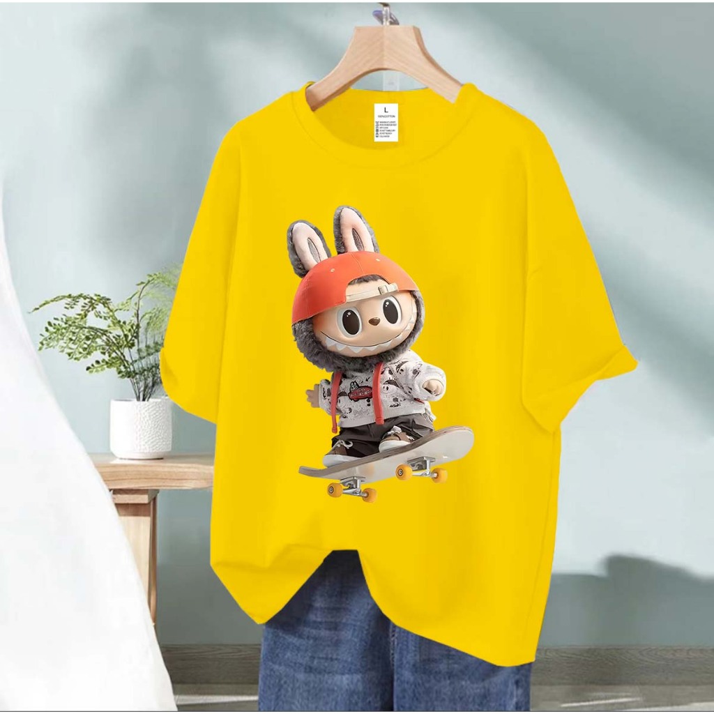 BK-1011 เสื้อยืดแฟชั่น ผ้านิ่มเด้งผ้ายืดเนื้อผ้านุ่มระบายอากาศดี เสื้อแขนสั้นวินเทจทรงตรงไซส์ไม่เล็ก ใส่ได้ทั้ง ญ/ช