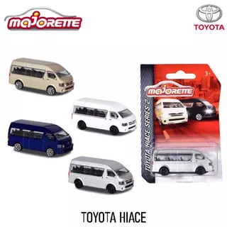 โมเดลรถเหล็ก รถตู้ Toyota HIACE ลิขสิทธิ์แท้ 1/64 majorette ลิขสิทธิ์แท้ โมเดลรถตู้ แพ็คไม่สวย MJ53056ST6 MJ57181ST4