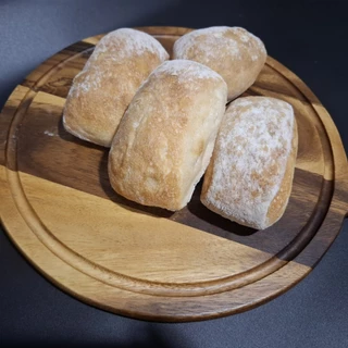 Artisanal Ciabatta Buns เชียบัตต้าบัน - 4 pcs per set (100g per pc) #25