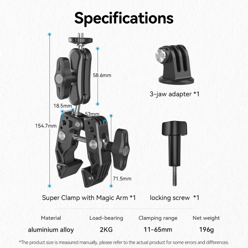 Telesin Multifunctional Powerful Crab Claw
