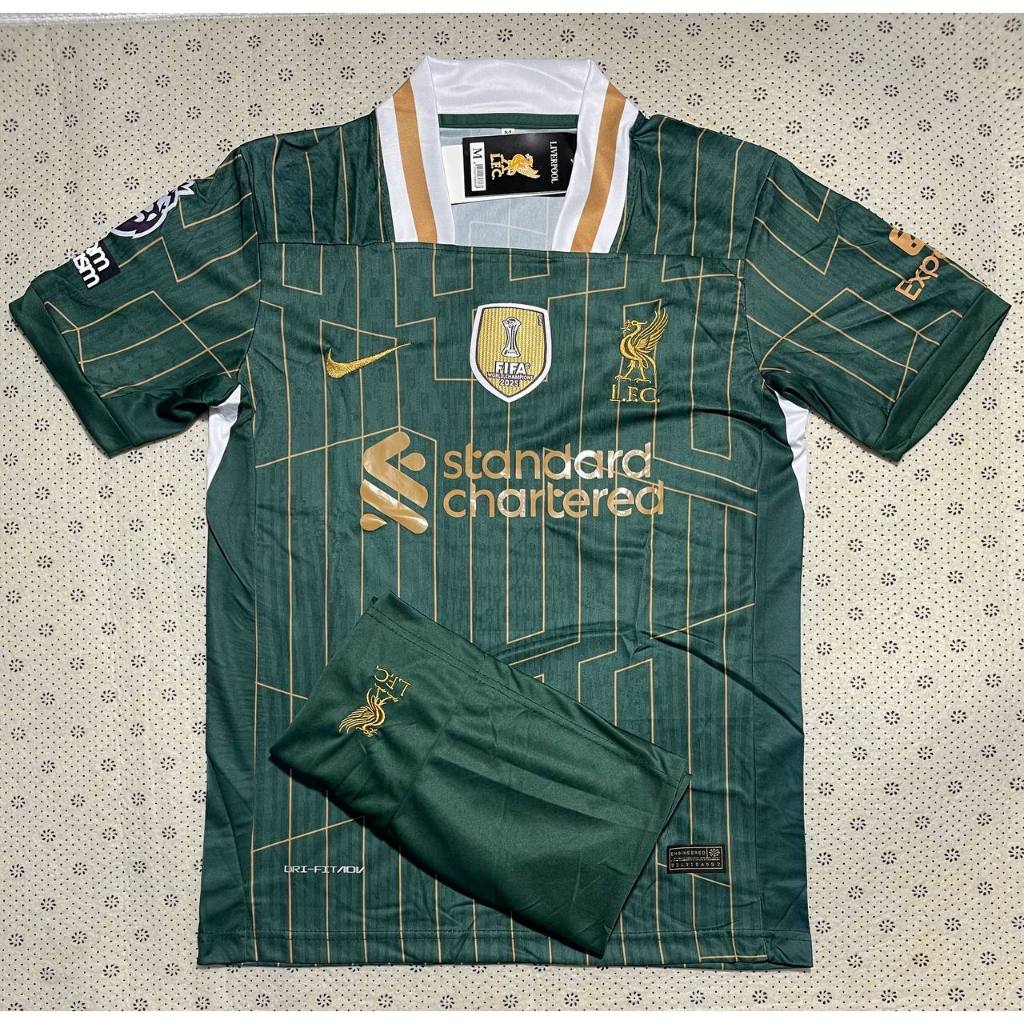 เสื้อฟุตบอล ทีมลิเวอร์ เสือปลอมกางเกงชุดกีฬาใหม่ล่าสุด2024/2025เนื้อผ้าดีใส่สบาย