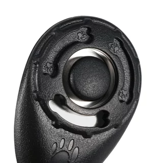 [71735] Kanimal Dog Clicker คลิกเกอร์ฝึกสุนัข อุปกรณ์สำหรับฝึกสุนัข ของเล่นสุนัข พร้อมสายคล้องมือ ขนาด 4x6 ซม. (สีดำ)