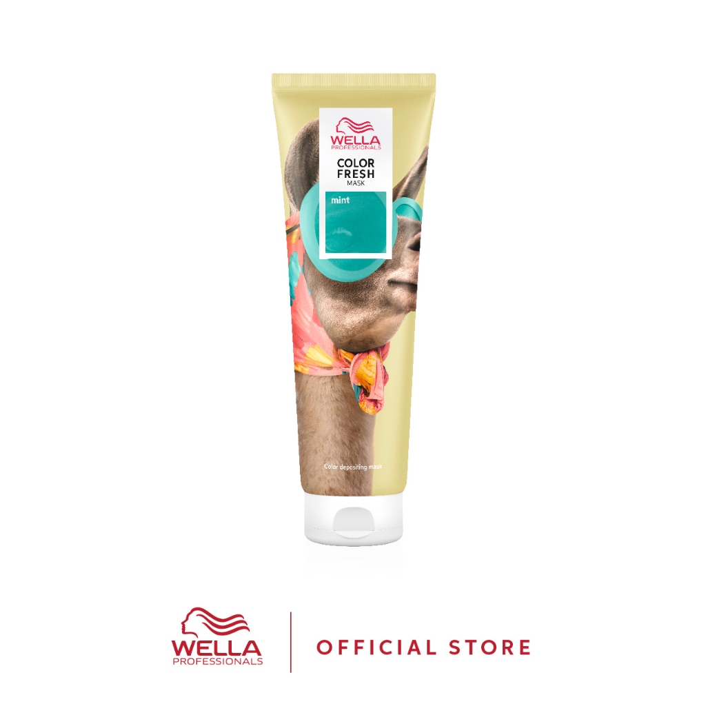 Wella Professionals คัลเลอร์เฟรช มาสก์ มิ้นท์ 150 มล. Color Fresh Mask Mint 150ml.