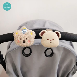 ตะขอแขวนรถเข็น 🧸 ตะขอแขวนของ ลายหมี ที่แขวน รถเข็น
